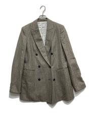 BEIGE (ベイジ) ウールヘリンボーンダブルジャケット ベージュ サイズ:2