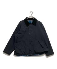 Barbour (バブアー) Adam et Rope (アダム エ ロペ) REVERSIBLE TRANSPORT/リバーシブルトランスポートジャケット ブラック サイズ:42