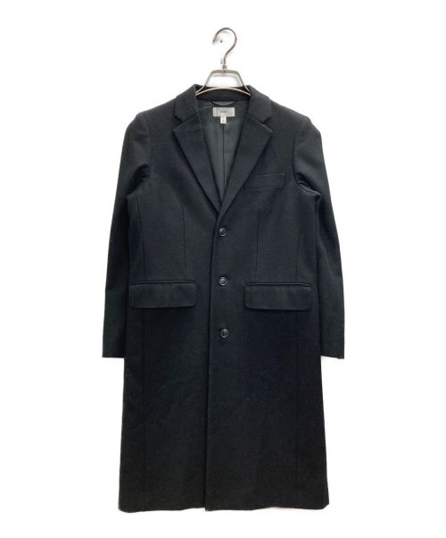 HYKE（ハイク）HYKE (ハイク) チェスターコート ブラック サイズ:1の古着・服飾アイテム