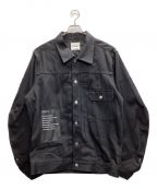 TAKAHIROMIYASHITA TheSoloIst.タカヒロミヤシタ ザソロイスト）の古着「balloon sleeve jean jacket」｜ブラック