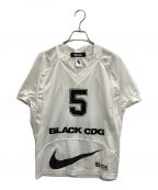 BLACK COMME des GARCONS×NIKEブラック コムデギャルソン×ナイキ）の古着「コラボゲームシャツ」｜ホワイト