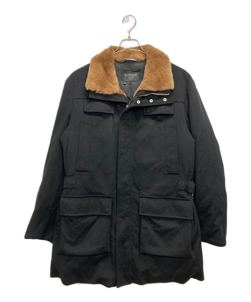 MONCLER（モンクレール）MONCLER (モンクレール) カシミヤコート ブラック サイズ:SIZE48の古着・服飾アイテム