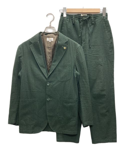 giannetto（ジャンネット）giannetto (ジャンネット) 3ピースセットアップスーツ グリーン サイズ:44の古着・服飾アイテム