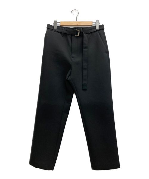sacai（サカイ）sacai (サカイ) 23SS Suiting Bonding Pants/ス―チングボンティングパンツ ブラック サイズ:2の古着・服飾アイテム