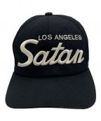 SAINT MICHAELセントマイケル）の古着「23SS SATAN CAP（サタンキャップ）」｜ブラック