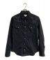 DIESEL（ディーゼル）の古着「長袖シャツ　バック刺繍　ウエスタンシャツ」｜ブラック