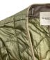 中古・古着 TAKAHIROMIYASHITA TheSoloIst. (タカヒロミヤシタ ザソロイスト) quilted liner jacket オリーブ サイズ:50：22800円