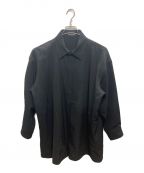 BALENCIAGAバレンシアガ）の古着「オーバーサイズウールシャツ」｜ブラック