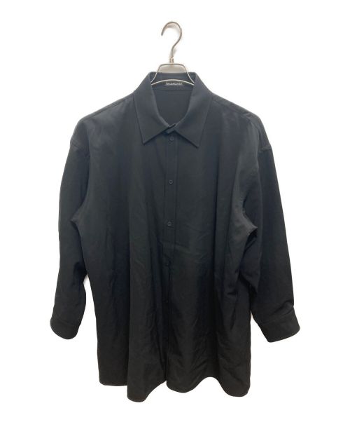 BALENCIAGA（バレンシアガ）BALENCIAGA (バレンシアガ) オーバーサイズウールシャツ ブラック サイズ:38の古着・服飾アイテム
