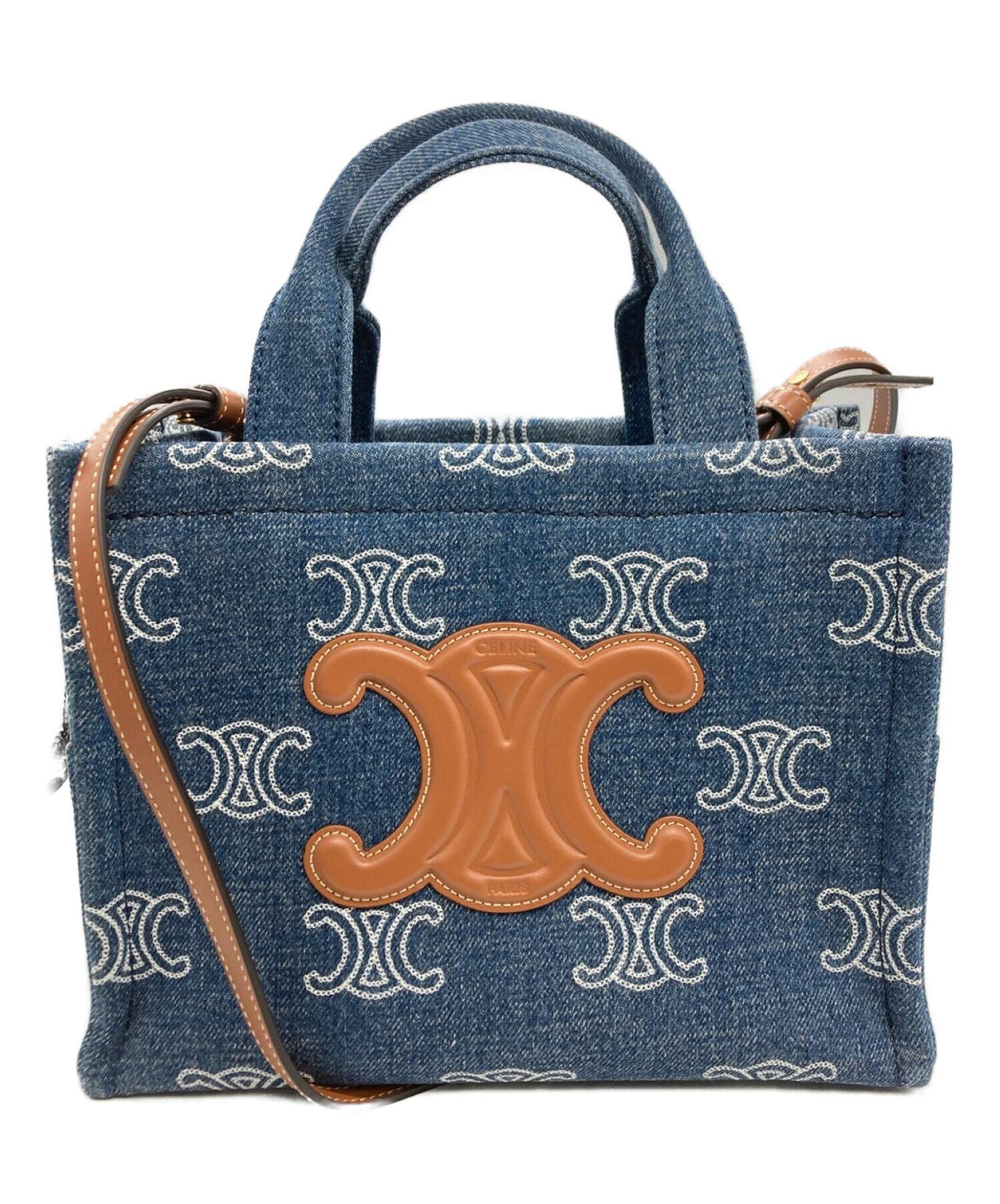 CELINE SMALL CABAS TICE 199162FED #F049 | eBay
