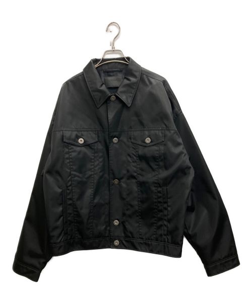 PRADA（プラダ）PRADA (プラダ) Re-Nylonジャケット ブラック サイズ:SIZE XLの古着・服飾アイテム