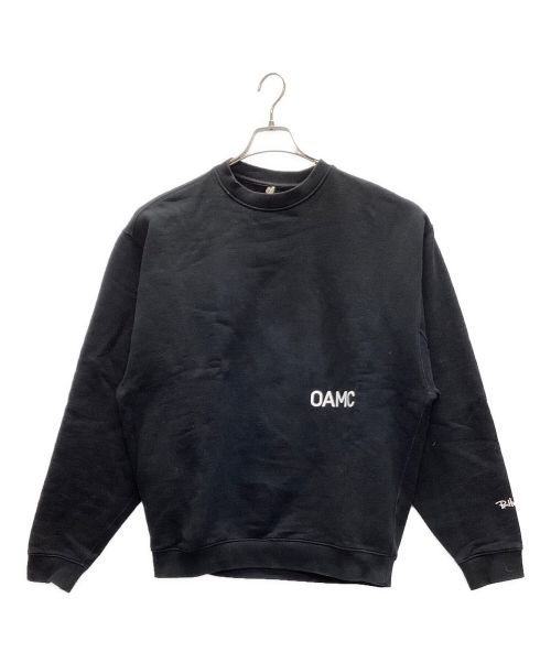 OAMC（オーエーエムシー）OAMC (オーエーエムシー) Ron Herman (ロンハーマン) 別注プリントスウェット ブラック サイズ:Mの古着・服飾アイテム