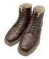 MIHARA YASUHIRO（ミハラヤスヒロ）の古着「Vintage-like Sole Synthetic Leather Boots」｜ブラウン