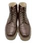 中古・古着 MIHARA YASUHIRO (ミハラヤスヒロ) Vintage-like Sole Synthetic Leather Boots ブラウン サイズ:40：19000円