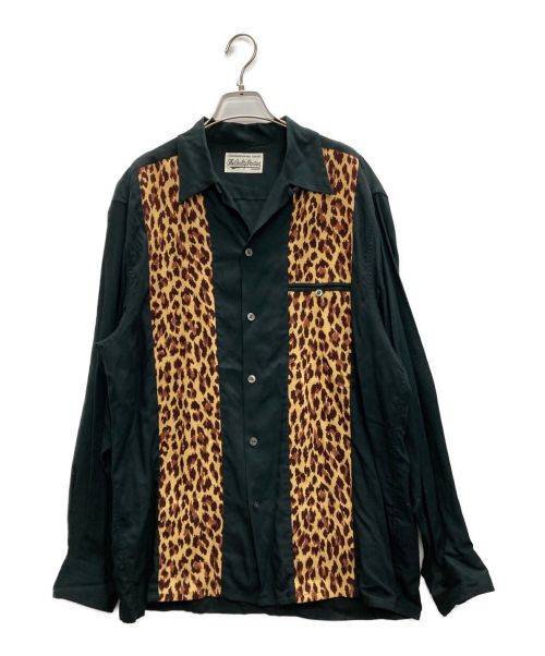 WACKO MARIA（ワコマリア）WACKO MARIA (ワコマリア) 50's SHIRT ブラック×ブラウン サイズ:SIZE XLの古着・服飾アイテム