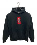 THE BLACK EYE PATCHブラックアイパッチ）の古着「Handle With Care Label Hoodie」｜ブラック