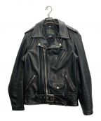 Schottショット）の古着「Motorcycle Leather Jacket」｜ブラック