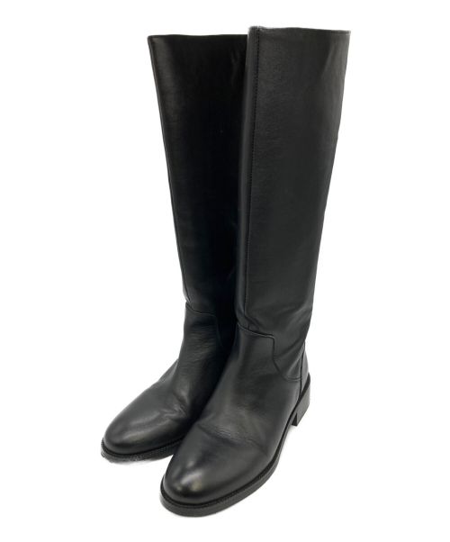 REMME（レメ）REMME (レメ) 後ろジップロングブーツ ブラック サイズ:SIZE 36の古着・服飾アイテム