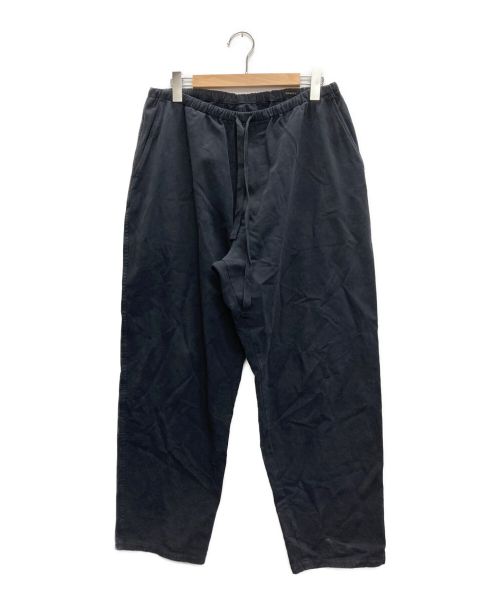 COMOLI（コモリ）COMOLI (コモリ) 製品染 ドローストリングパンツ ネイビー サイズ:3の古着・服飾アイテム