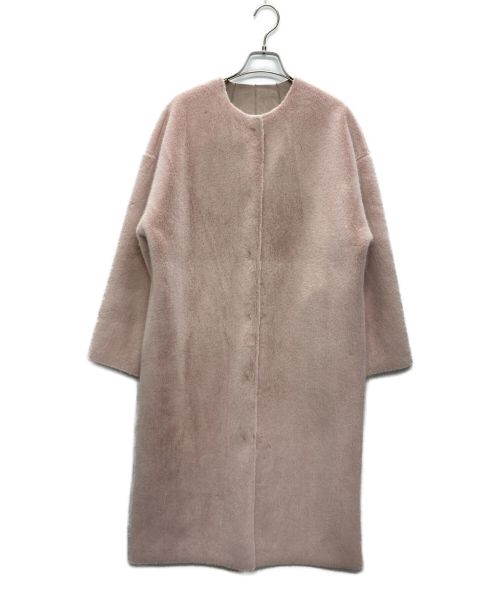 HER LIP TO（ハーリップトゥ）HER LIP TO (ハーリップトゥ) Faux Fur Reversible Coat ピンク サイズ:Sの古着・服飾アイテム