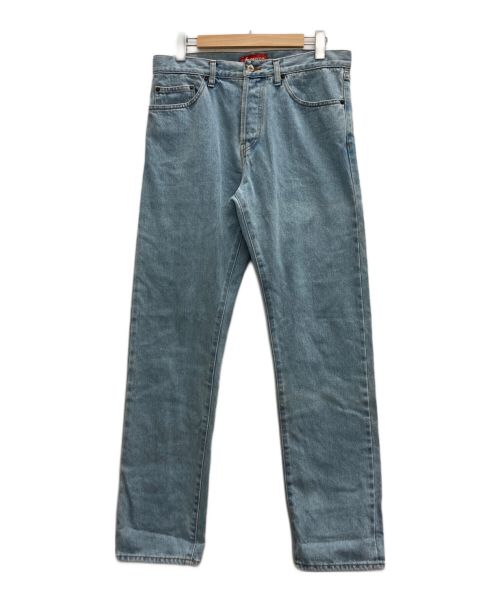 SUPREME（シュプリーム）SUPREME (シュプリーム) Washed Regular Jeans/ウォッシュレギュラージーンズ インディゴ サイズ:size32の古着・服飾アイテム