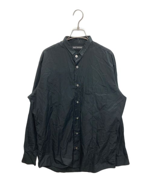 ISSEY MIYAKE（イッセイミヤケ）ISSEY MIYAKE (イッセイミヤケ) スモールカラーシャツ ブラック サイズ:SIZE 3の古着・服飾アイテム