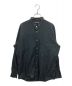 ISSEY MIYAKE（イッセイミヤケ）の古着「スモールカラーシャツ」｜ブラック