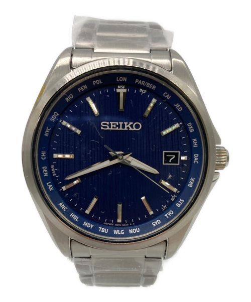 SEIKO（セイコー）SEIKO (セイコー) 腕時計 ネイビーの古着・服飾アイテム