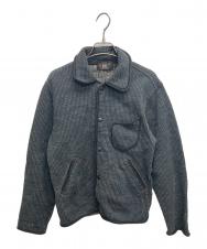 RRL (ダブルアールエル) ブラウンズビーチニットジャケット グレー サイズ:SIZE S