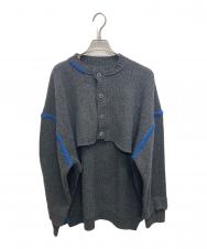 ADER error (アーダーエラー) SLEM CARDIGAN グレー サイズ:A1 未使用品