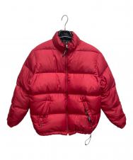 L.L.Bean (エルエルビーン) リバーシブルダウンジャケット レッド×ブラック サイズ:SIZE S