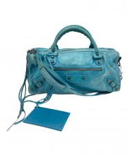 BALENCIAGA (バレンシアガ) 2WAYバッグ スカイブルー