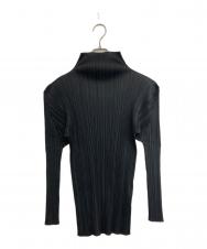 PLEATS PLEASE (プリーツプリーズ) プリーツカットソー ブラック サイズ:SIZE 3