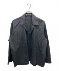 AURALEE (オーラリー) WOOL SILK TROPICAL SHIRTS JACKET グレー サイズ:SIZE5