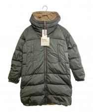 MaxMara (マックスマーラ) 2way リバーシブル フーデッド ダウンコート カーキ サイズ:SIZE42 未使用品