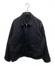 COMOLI (コモリ) ブラックデニム ジップショートジャケット ブラック サイズ:SIZE3