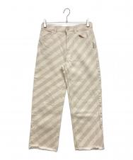 MARNI (マルニ) Cream Wide-leg jeans ベージュ サイズ:SIZE38