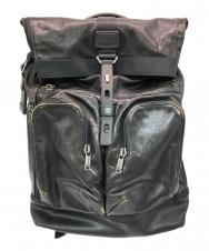 TUMI (トゥミ) Alpha Bravo London Rolltop backpack 932388DL ブラック サイズ:実寸サイズをご参照ください