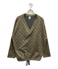 South2 West8 (サウスツー ウエストエイト) String V Neck Shirt カーキ サイズ:SIZE XL