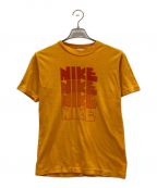 NIKEナイキ）の古着「70’ｓ ゴツナイキ ビンテージ 4連プリントTシャツ オレンジタグ TM表記」｜イエロー