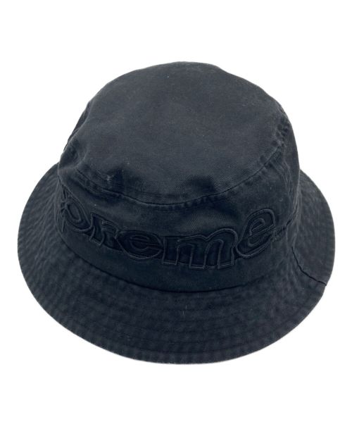 SUPREME（シュプリーム）Supreme (シュプリーム) 23SS Outline Crusher Hat ブラックの古着・服飾アイテム