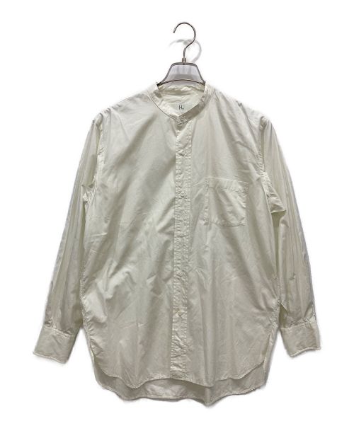 HERILL（ヘリル）HERILL (ヘリル) Suvin Stand Collar Shirts ｽﾀﾝﾄﾞｶﾗｰシャツ グリーン サイズ:2の古着・服飾アイテム