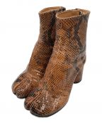 Maison Margielaメゾンマルジェラ）の古着「Tabi boots  アンクルブーツ　足袋」｜ブラウン