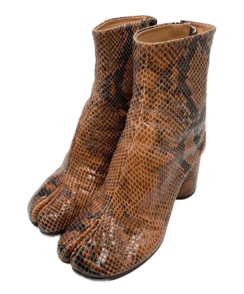Maison Margiela（メゾンマルジェラ）Maison Margiela (メゾンマルジェラ) Tabi boots  アンクルブーツ　足袋 ブラウン サイズ:SIZE 36 1/2の古着・服飾アイテム