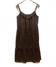Hysteric Glamour (ヒステリックグラマー) CHEETAH柄 キャミソールワンピース ブラウン サイズ:SIZE Free