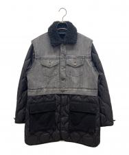 DIESEL (ディーゼル) コート ブラック サイズ:SIZE XS