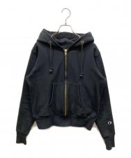 Champion REVERSE WEAVE (チャンピオン リバース ウィーブ) ZIP HOODED SWEAT SHIRT ブラック サイズ:SIZE S