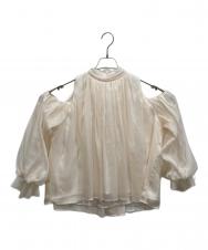 Lily Brown (リリーブラウン) ドレープボウタイシフォンブラウス ホワイト サイズ:不明