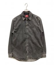DIESEL (ディーゼル) d-simply basic shirt ブラック サイズ:SIZE S