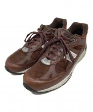 NEW BALANCE (ニューバランス) ローカットスニーカー ブラウン サイズ:SIZE 27.5cm